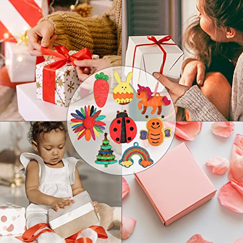 DIY Wooden Magnet Painting Kit With 36 Pieces