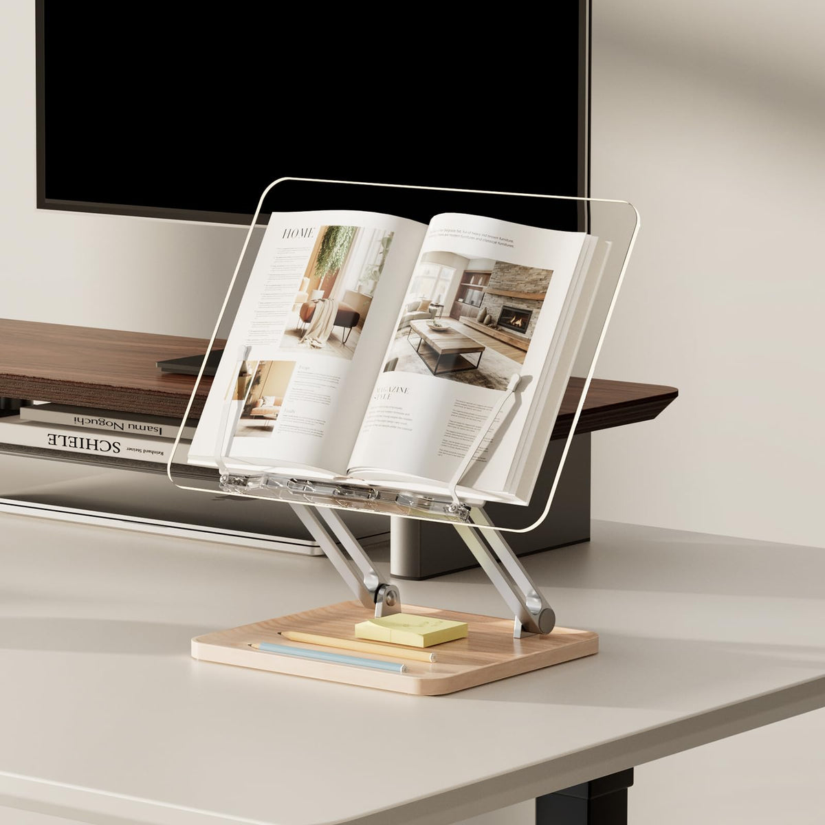 Adjustable Book Stand for Hands-Free Reading
