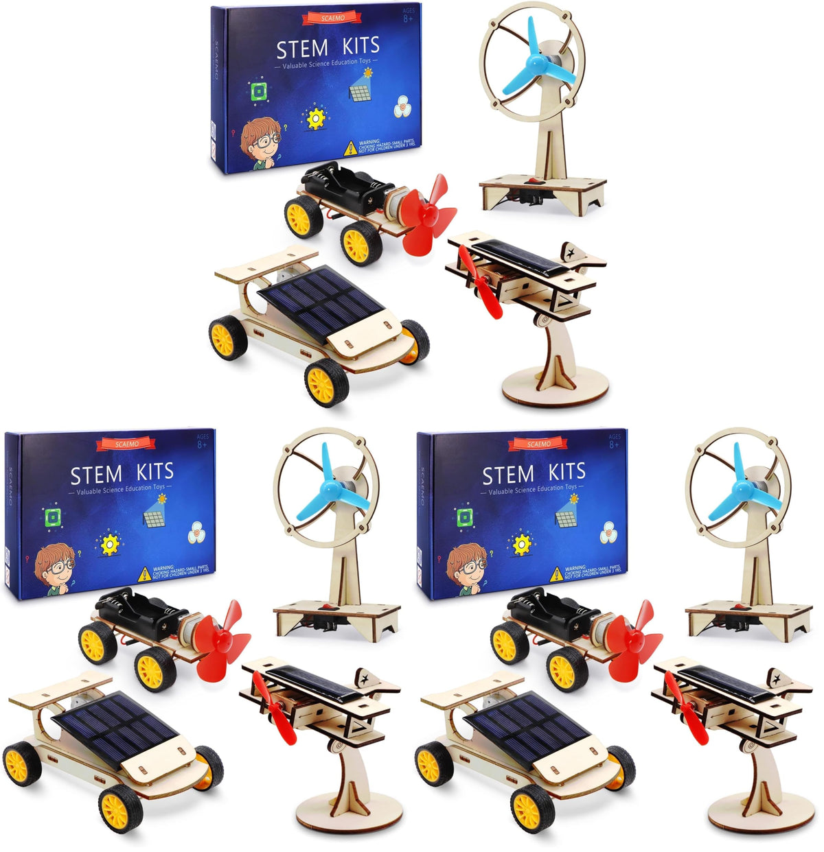 Solar Car Building Kit for STEM Engineering Projects