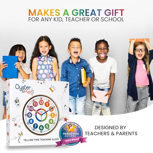 Kids Learning Clock for Time-Telling Practice