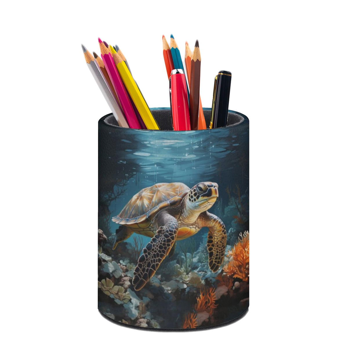 Desk Pen Holder for Pencils & Small Supplies