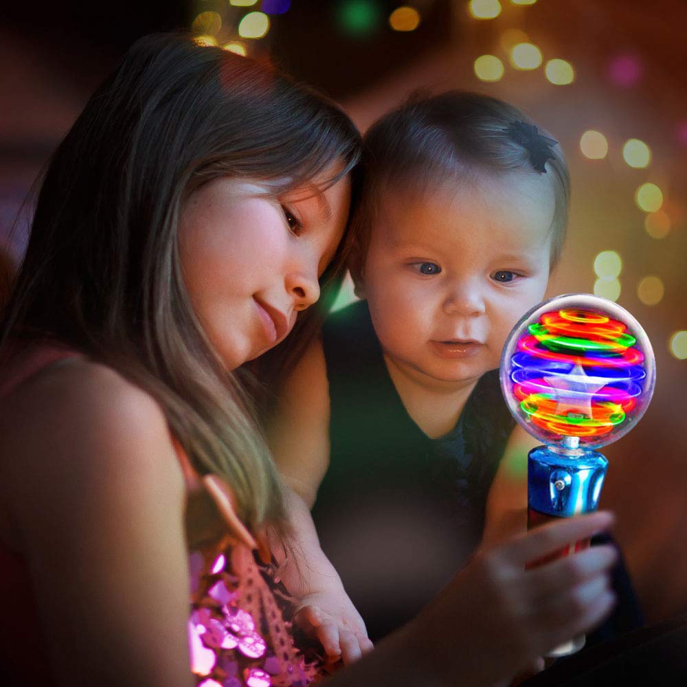 Spinning Light-Up Sensory Ball for Kids