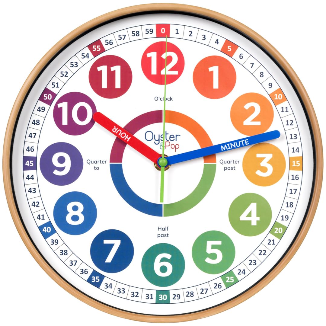 Kids Learning Clock for Time-Telling Practice
