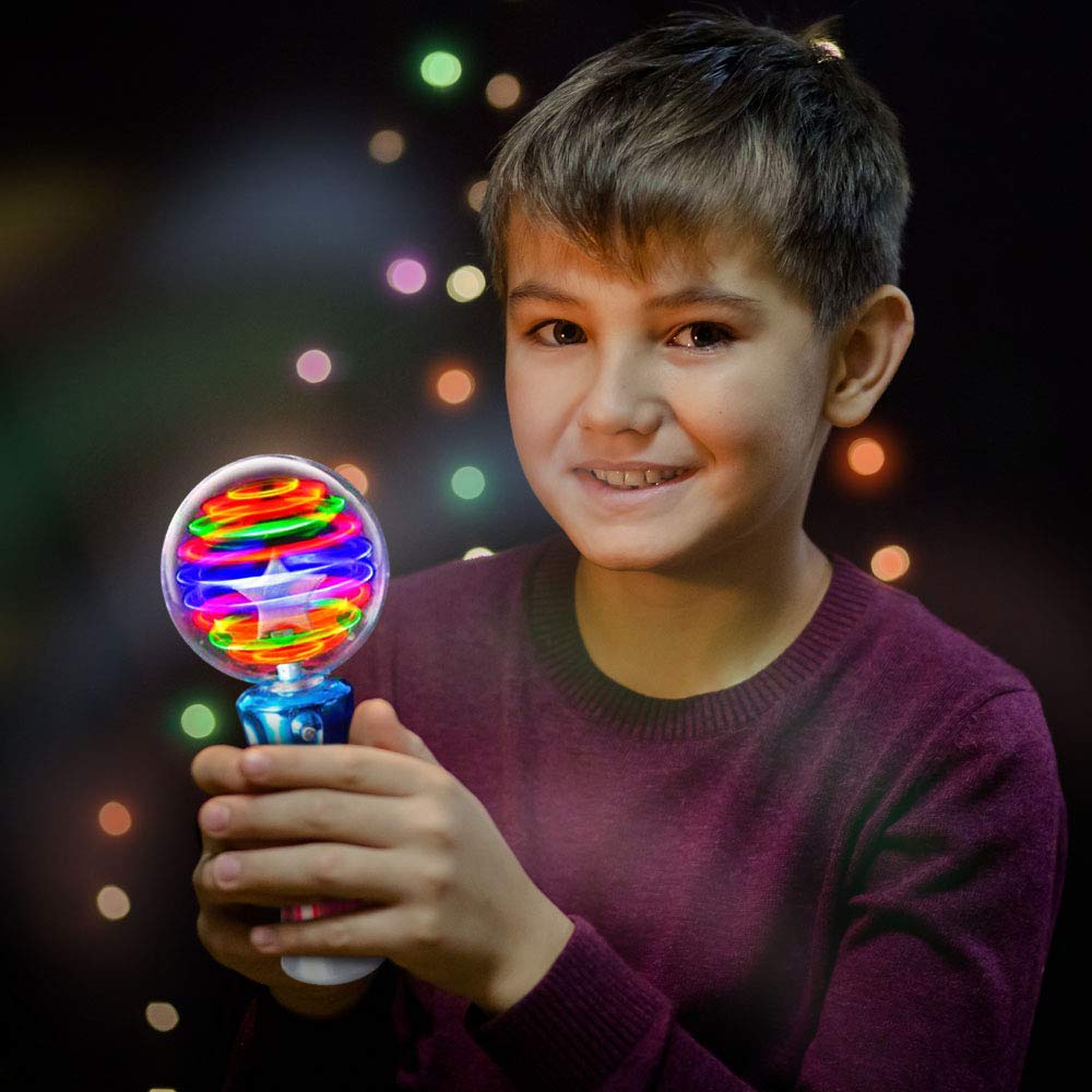 Spinning Light-Up Sensory Ball for Kids