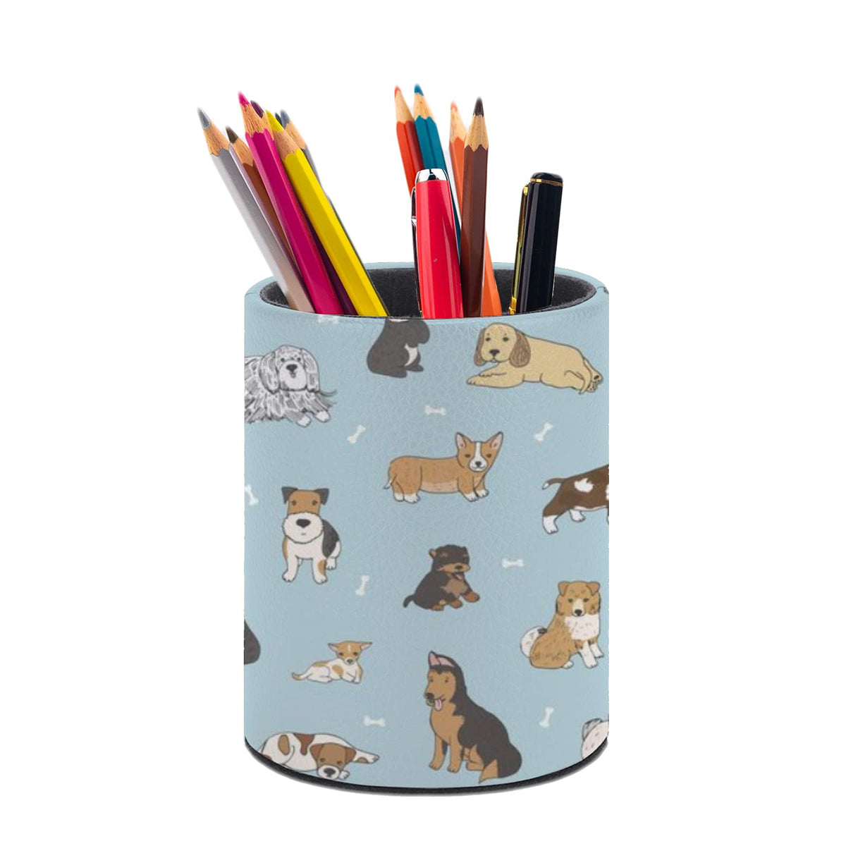 Desk Pen Holder for Pencils & Small Supplies