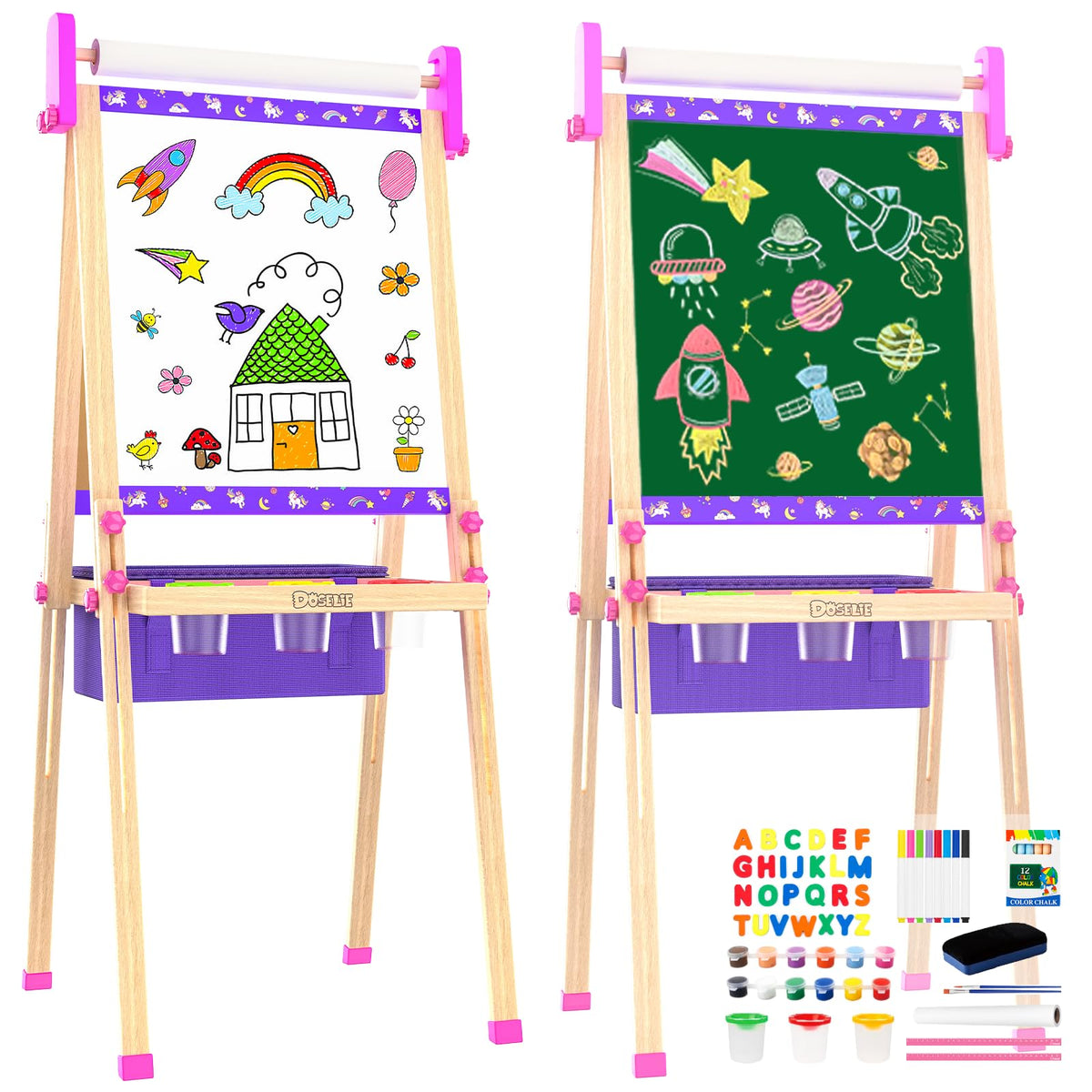 Kids Art Easel for Drawing & Creative Play