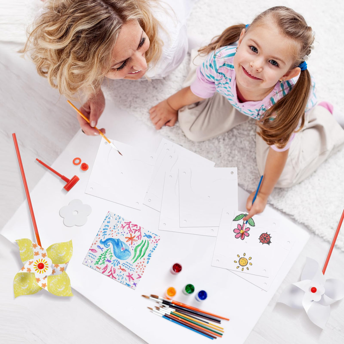 DIY Pinwheel Craft Kit for Kids’ Creative Play