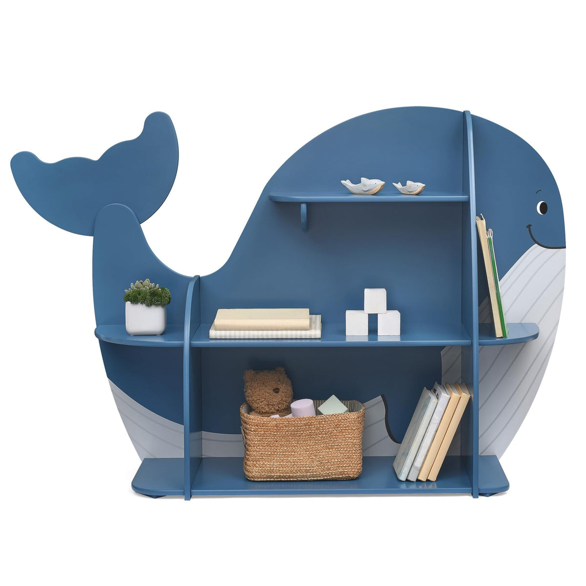 Kids Bookcase With Open Shelves for Easy Storage