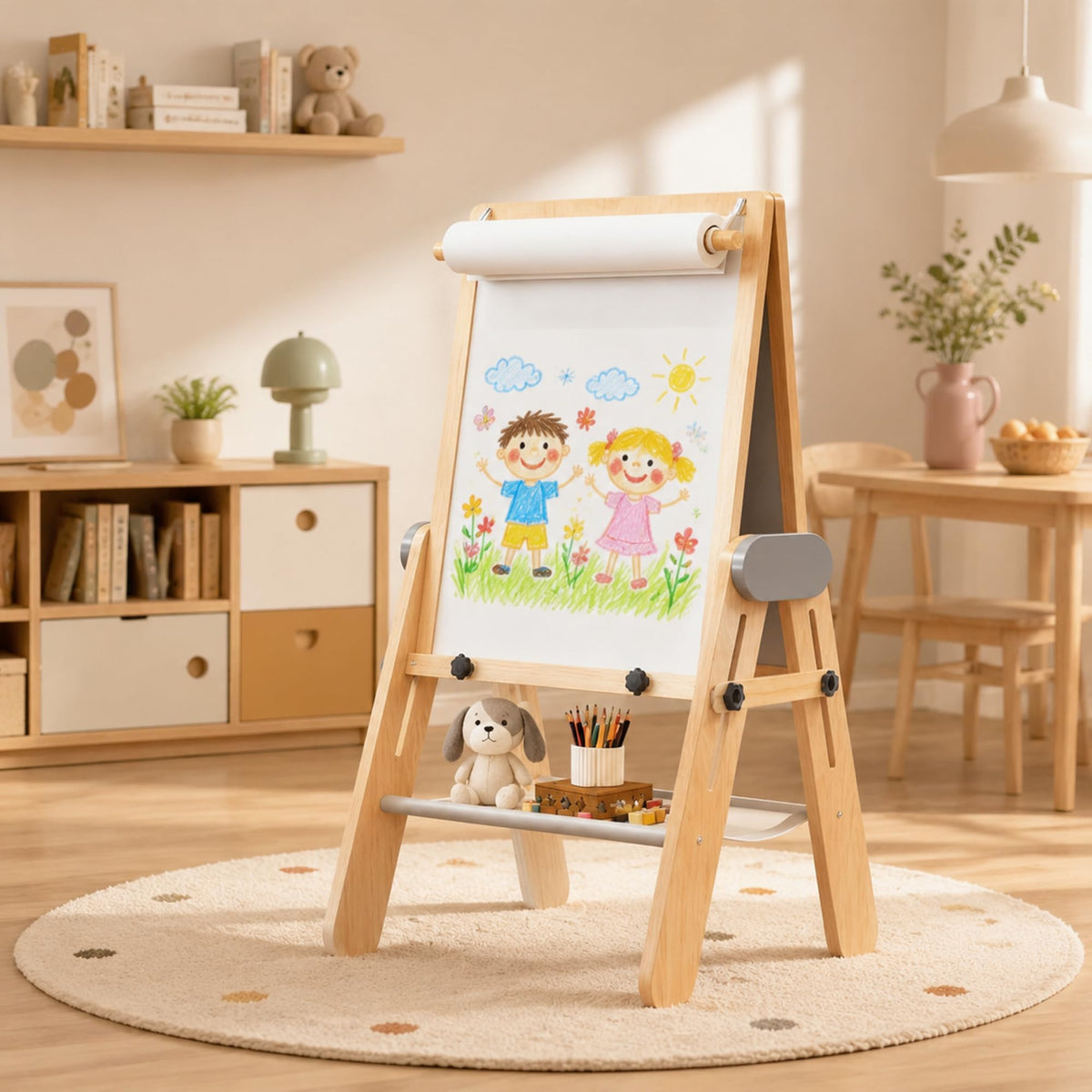 Kids Art Easel for Drawing & Creative Play