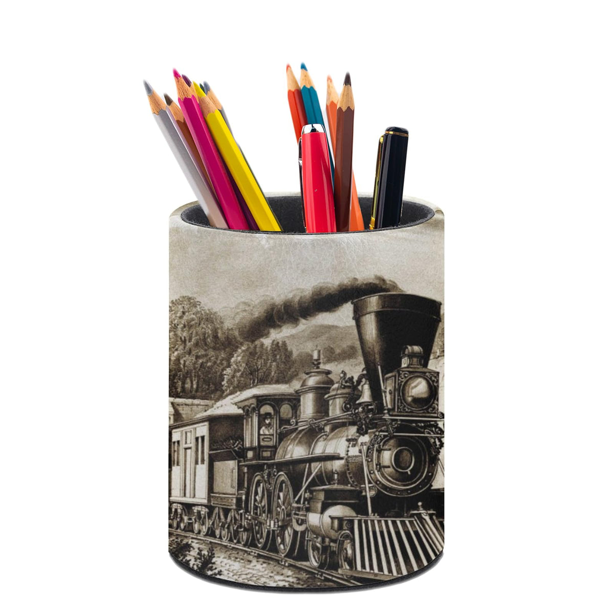 Desk Pen Holder for Pencils & Small Supplies