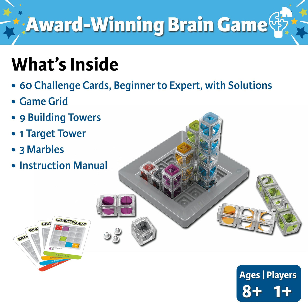 Gravity Maze Logic Game for STEM Problem Solving