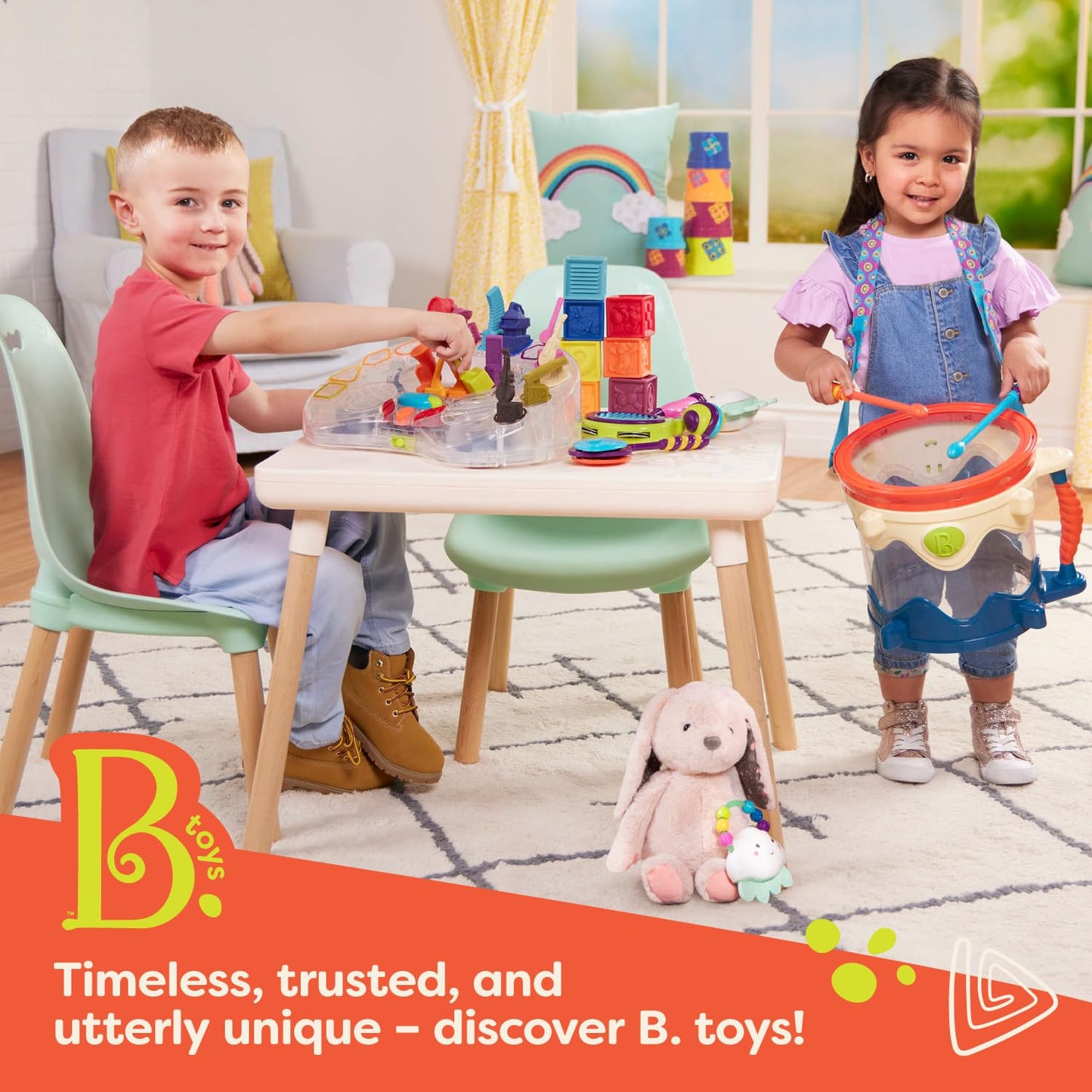 Kids Balance & Play Set With Musical Pod
