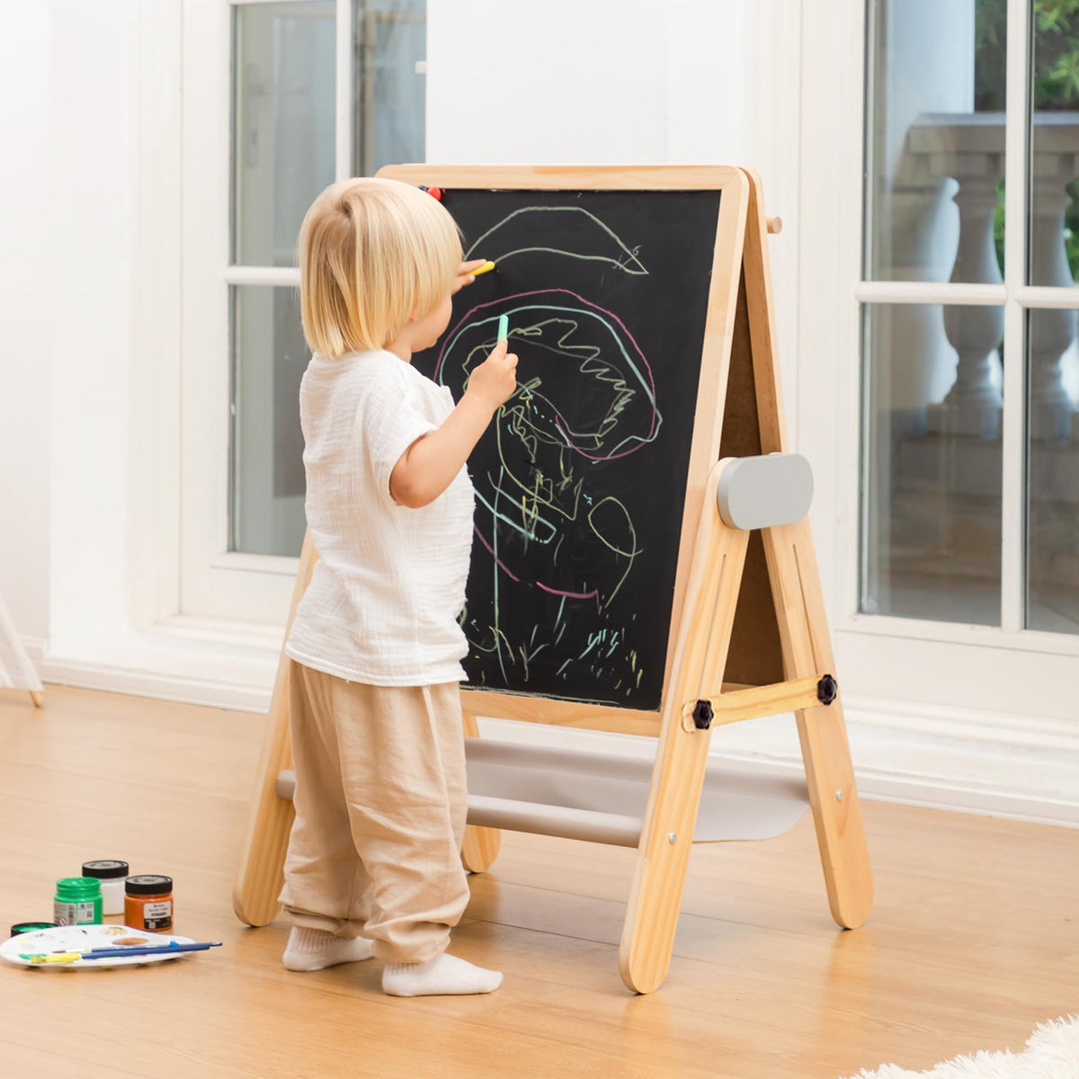 Kids Art Easel for Drawing & Creative Play