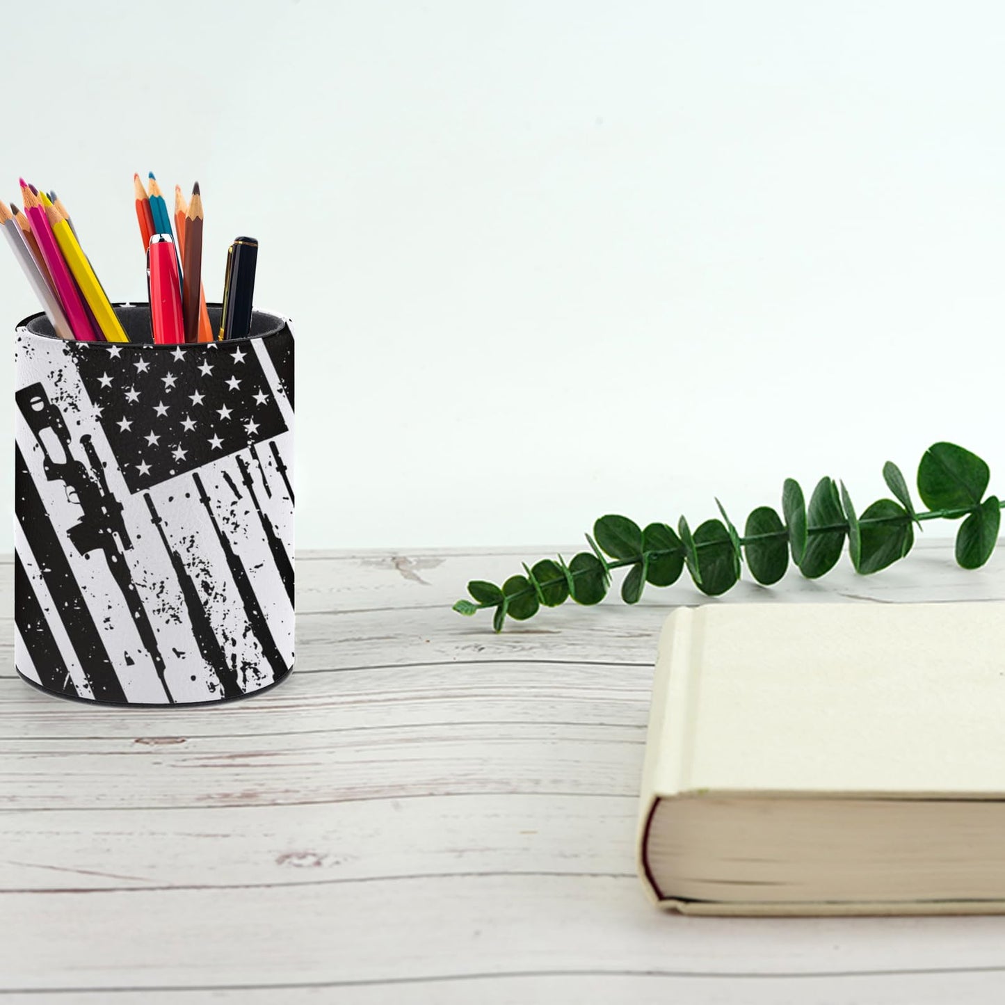 Desk Pen Holder for Pencils & Small Supplies