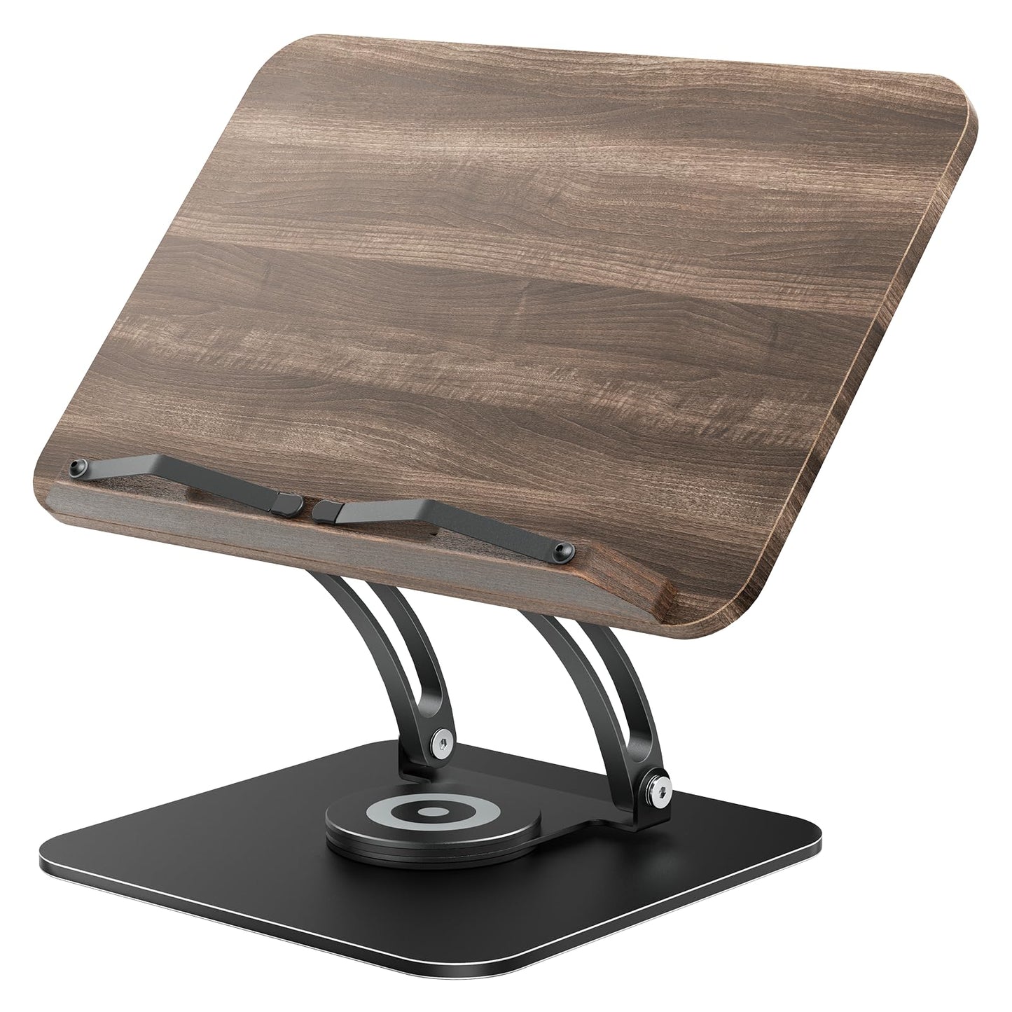 Adjustable Book Stand With 360° Swivel Base