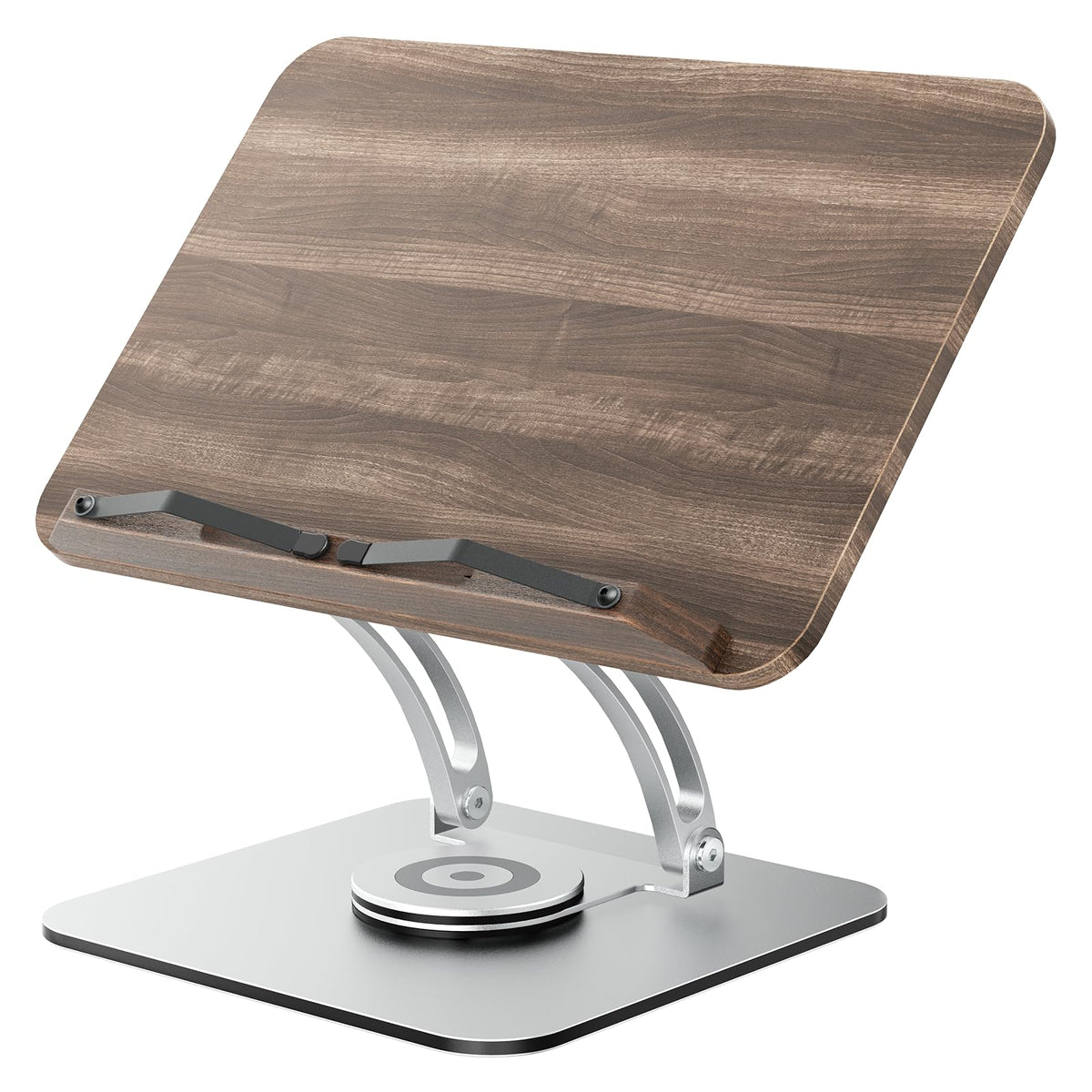 Adjustable Book Stand With 360° Swivel Base