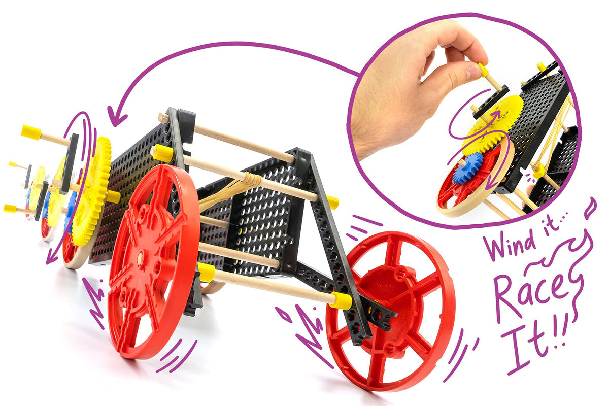 Rubber Band Racer STEM Engineering Activity Kit