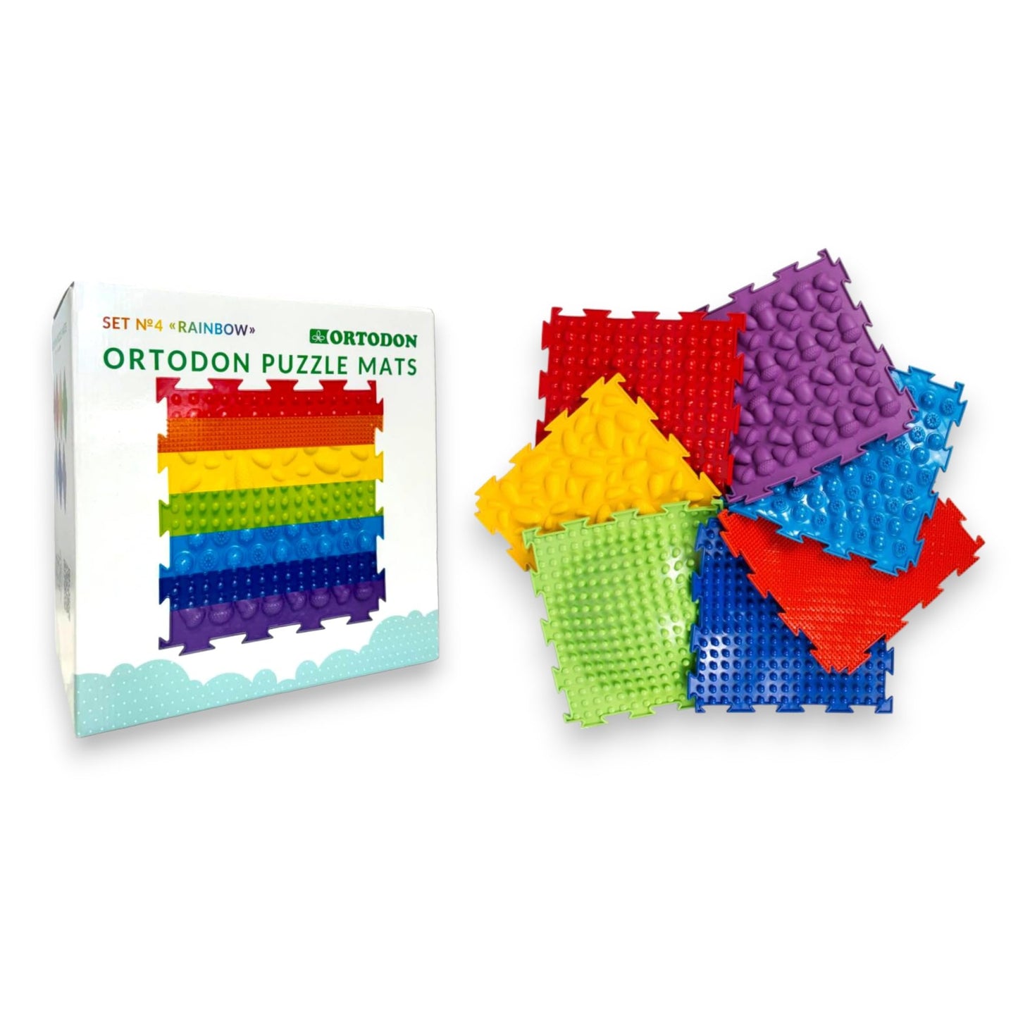 Sensory Massage Mat Set for Kids’ Active Play
