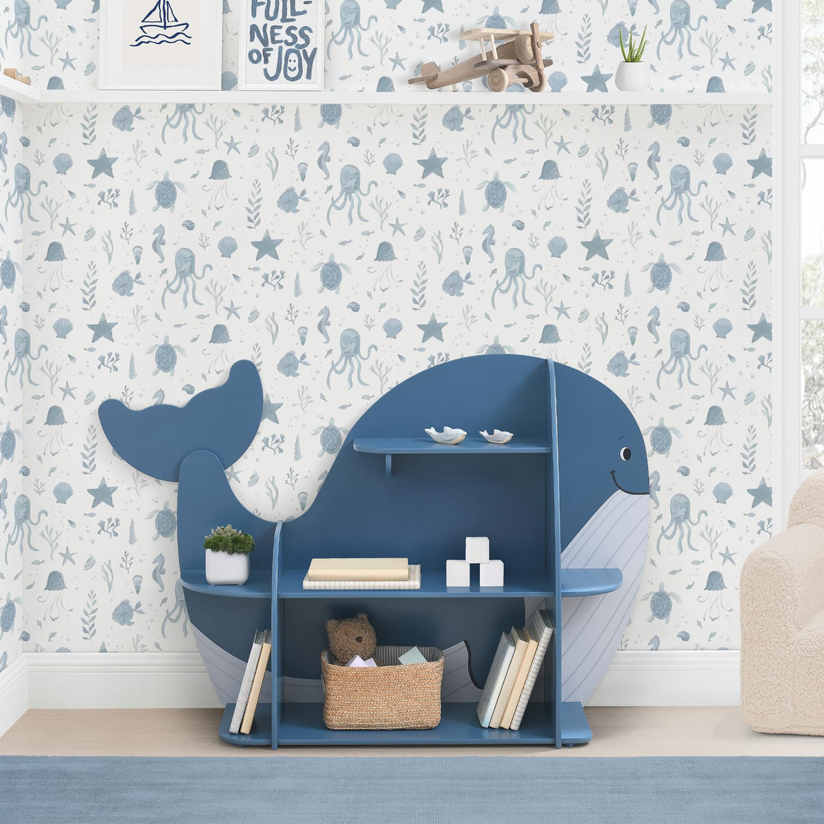 Kids Bookcase With Open Shelves for Easy Storage