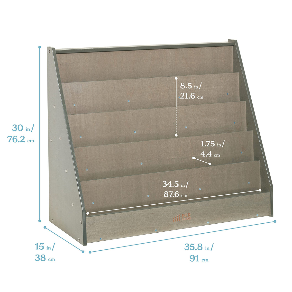Kids Single-Sided Book Display for Easy-Access Storage