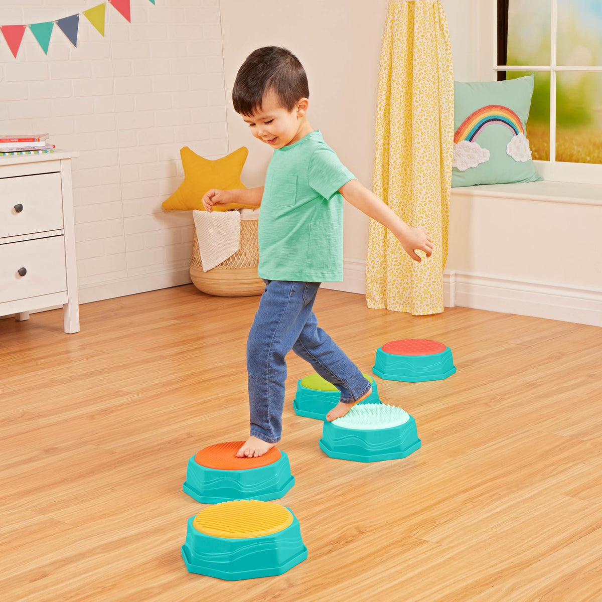 Kids Balance & Play Set With Musical Pod