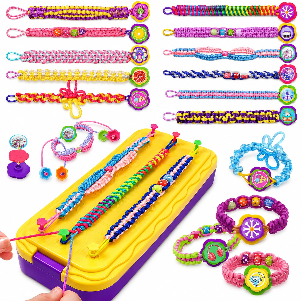 Friendship Bracelet Making Kit for Creative Play