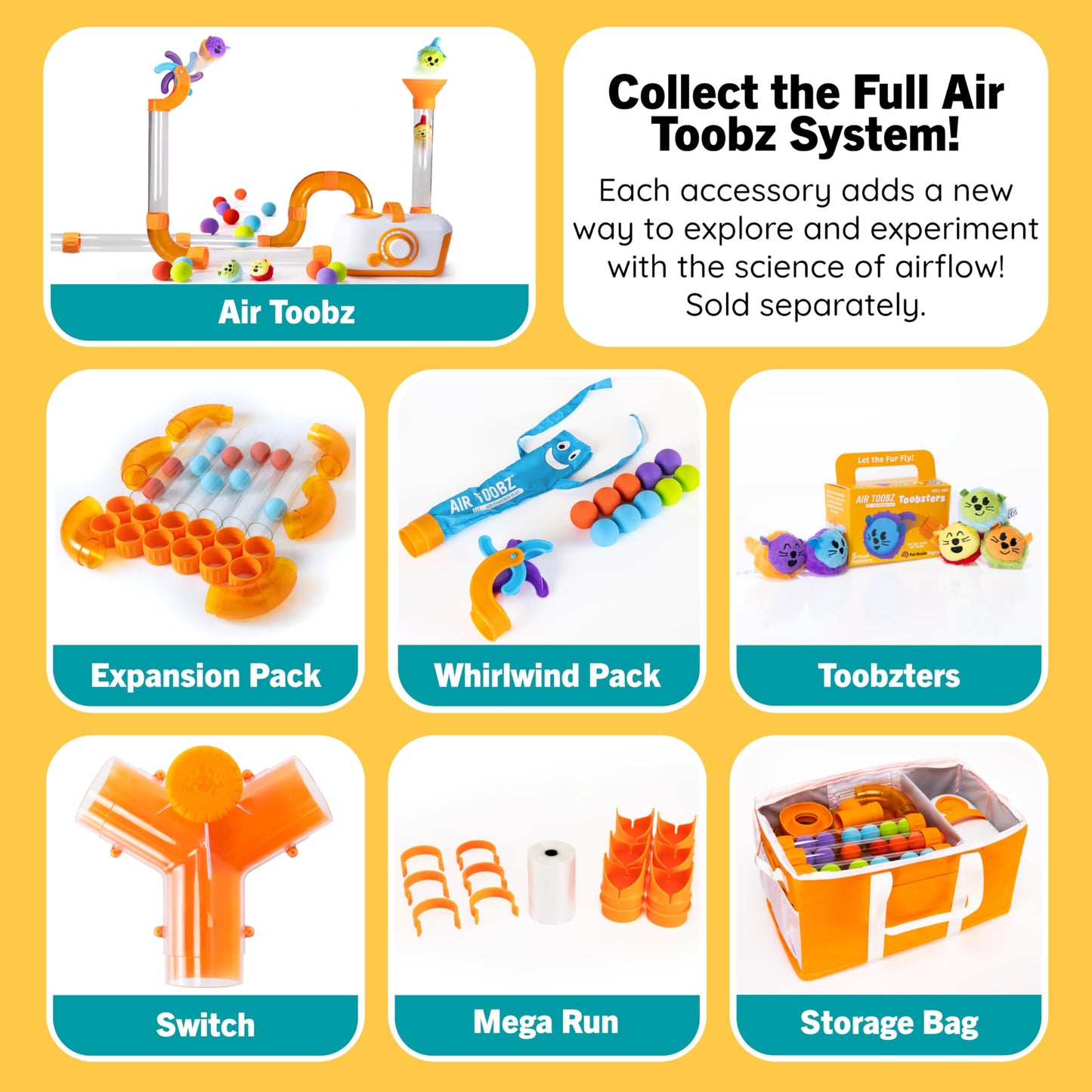 Air Tube Building Set for Creative STEM Play