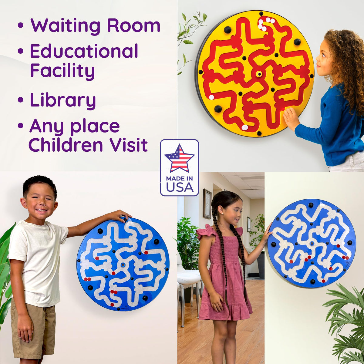 Kids Wall Activity Panel for Learning & Play