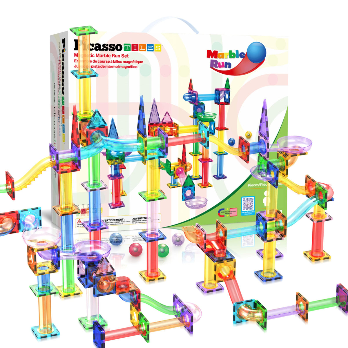 Magnetic Building Tiles for Creative STEM Play