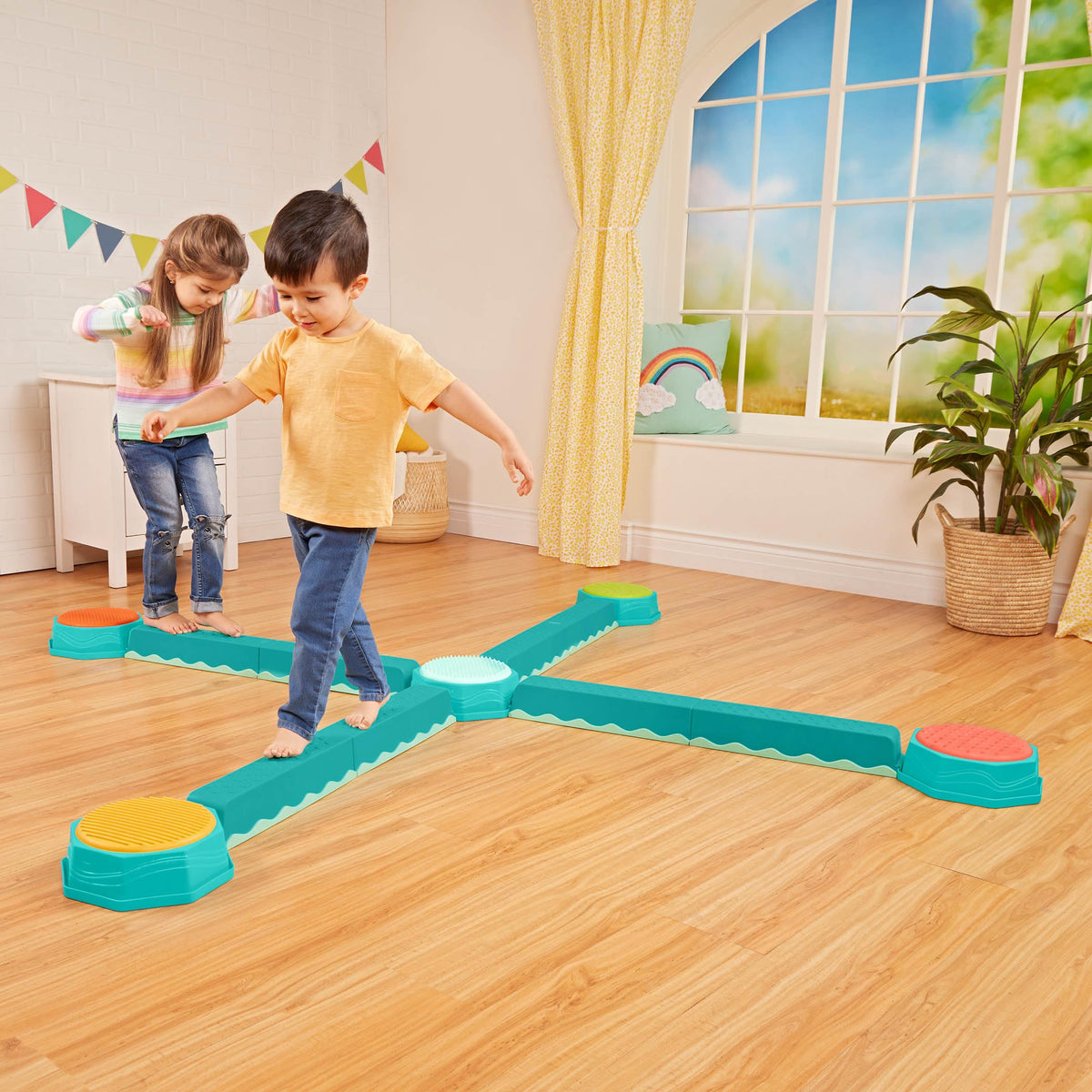 Kids Balance & Play Set With Musical Pod