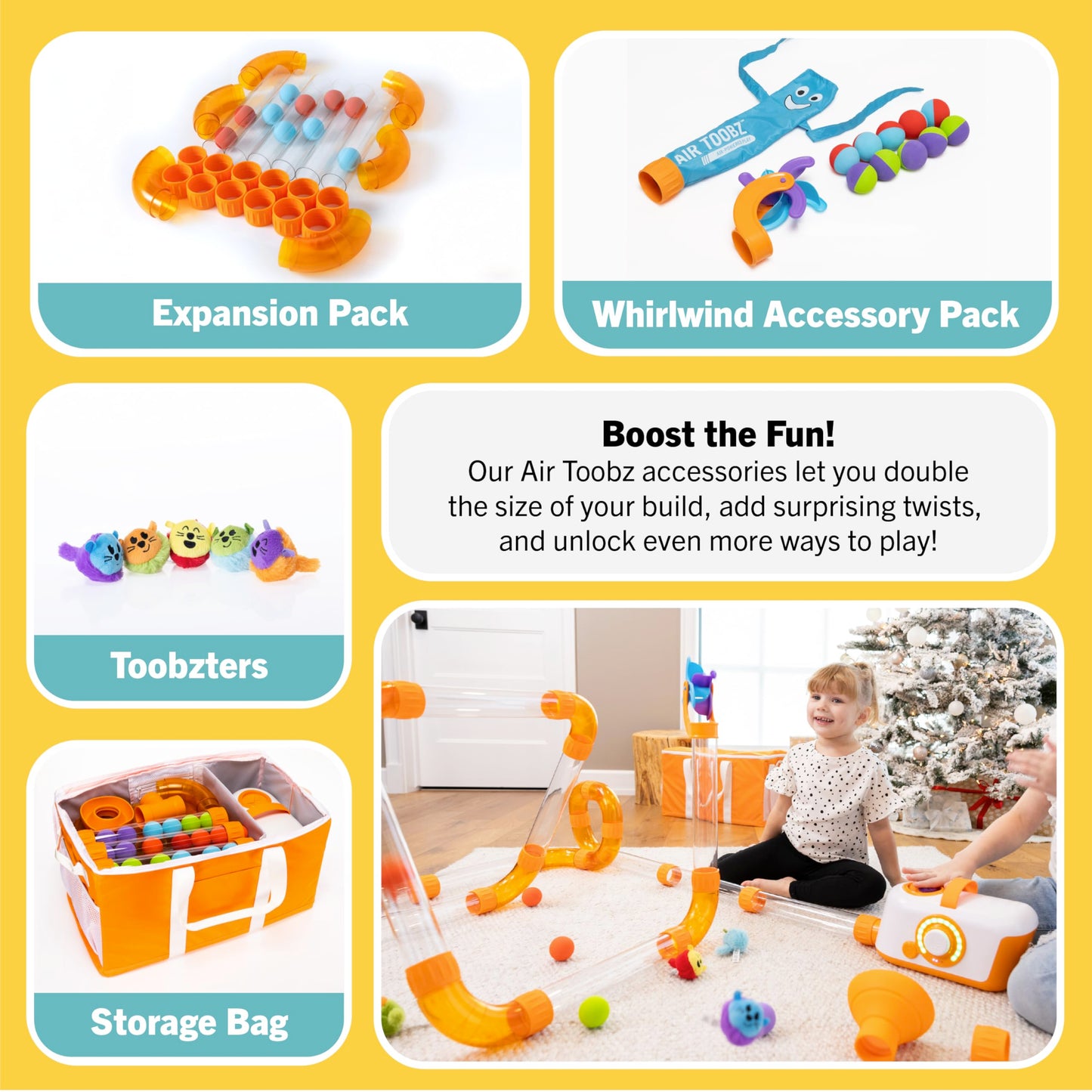 Air Tube Building Set for Creative STEM Play
