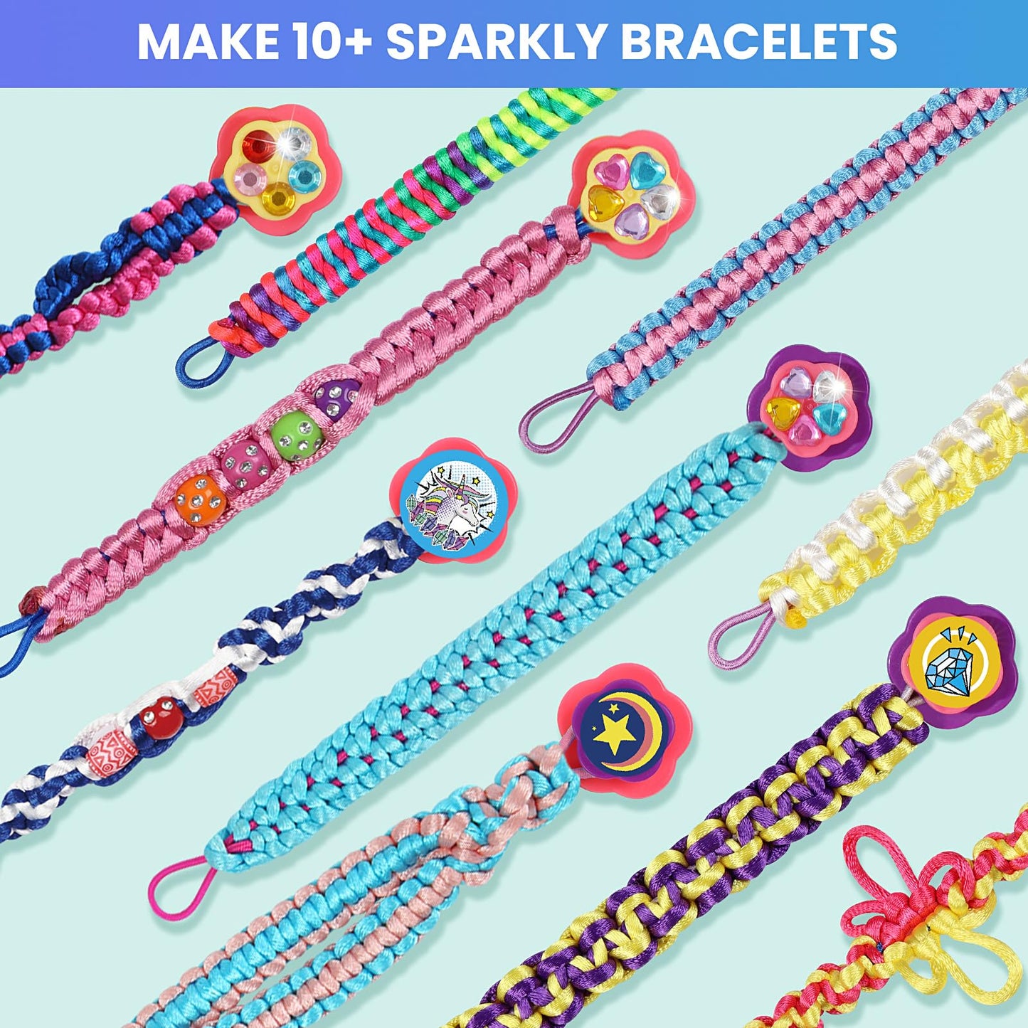 Friendship Bracelet Making Kit for Creative Play