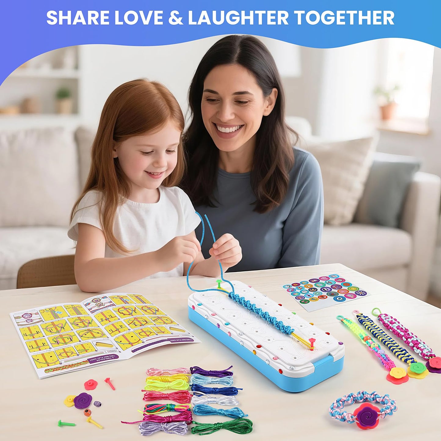 Friendship Bracelet Making Kit for Creative Play