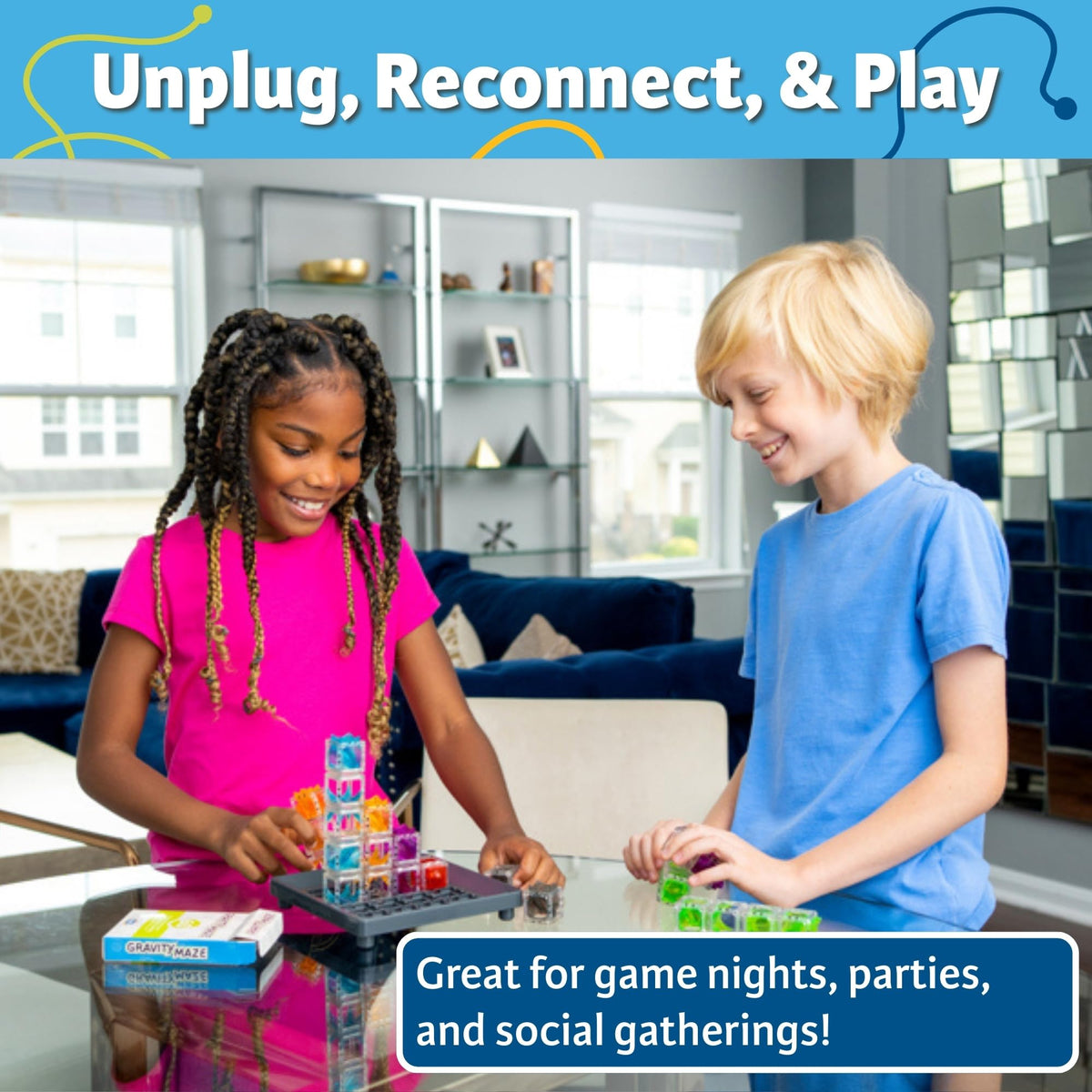 Gravity Maze Logic Game for STEM Problem Solving