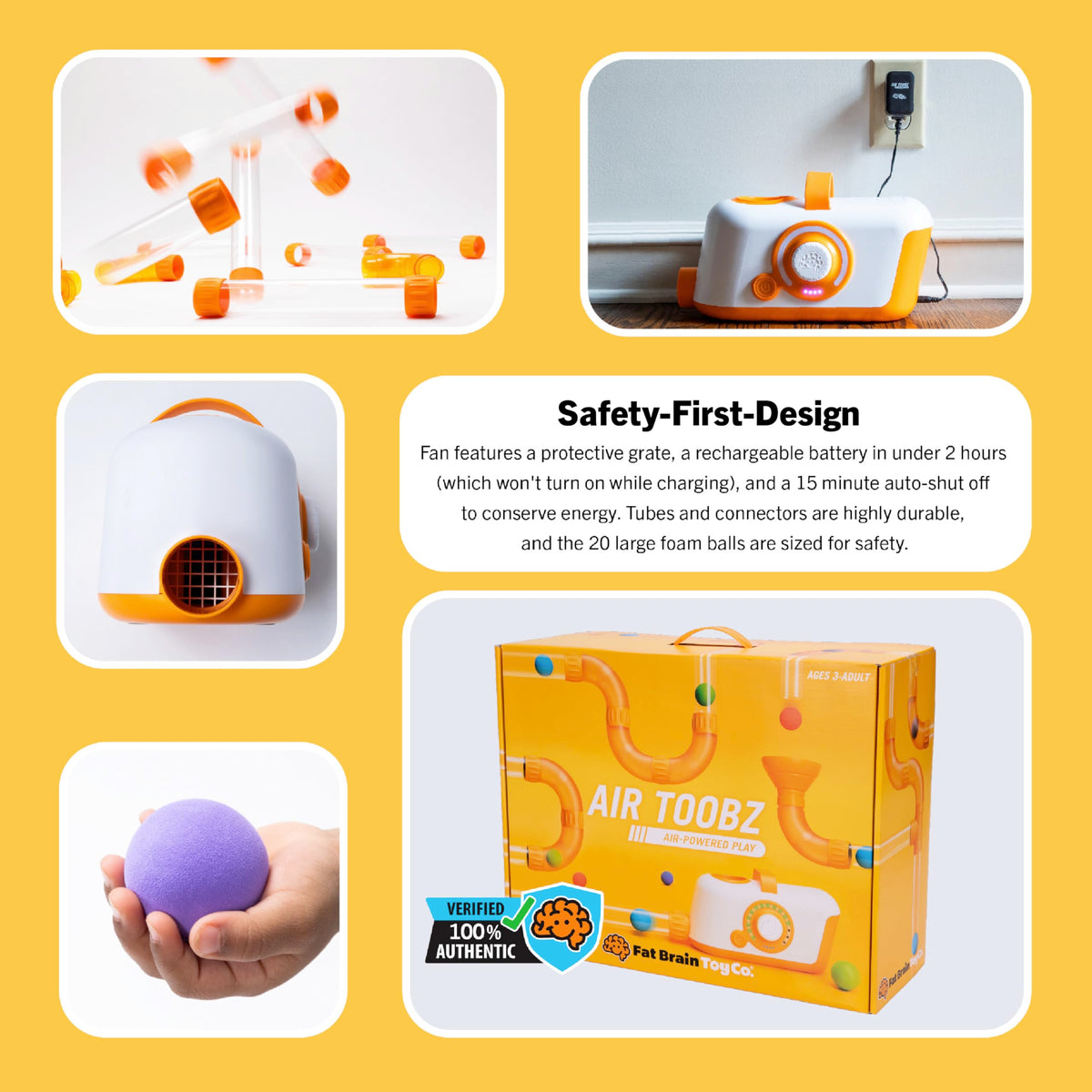 Air Tube Building Set for Creative STEM Play