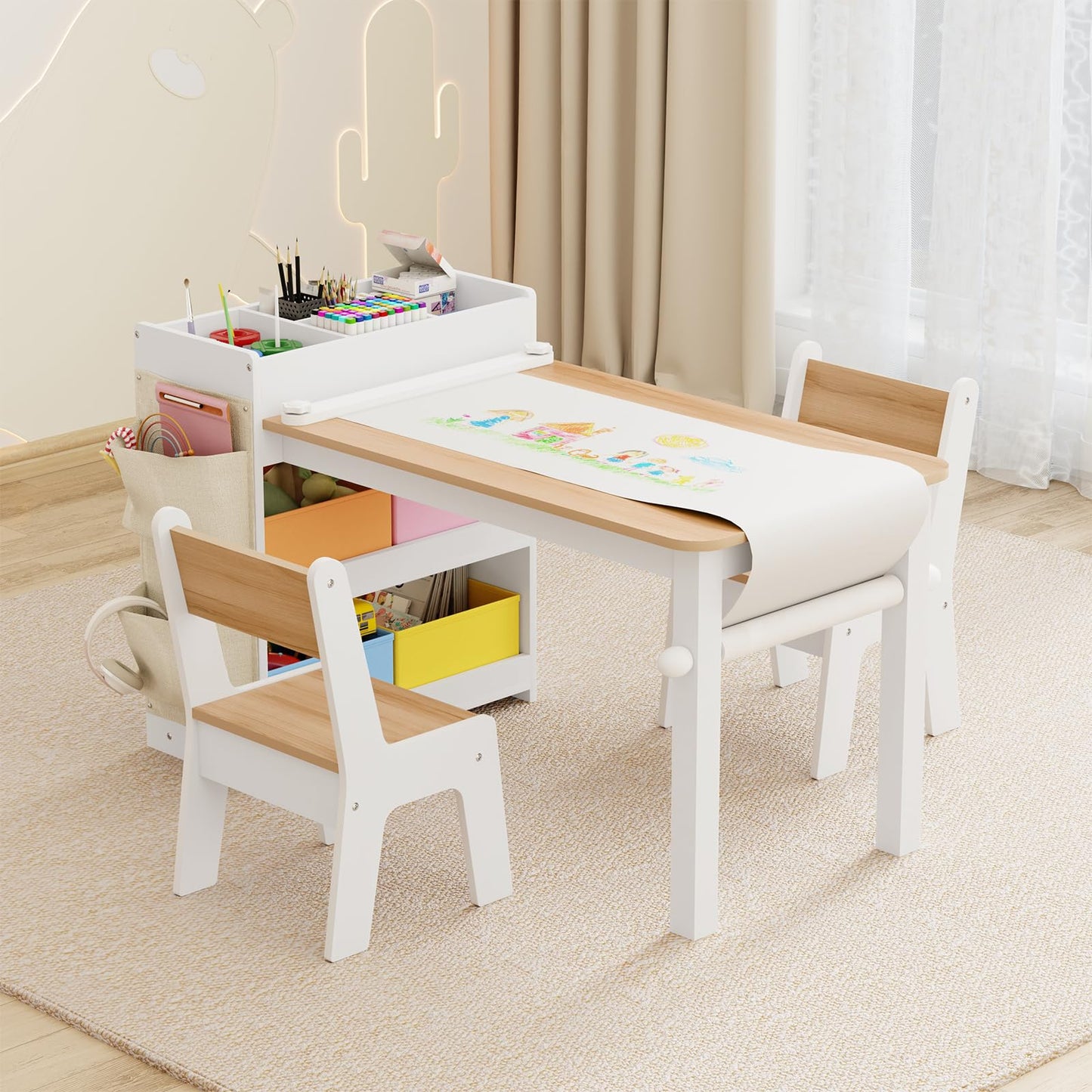 2-in-1 Kids Art Table for Creative Learning