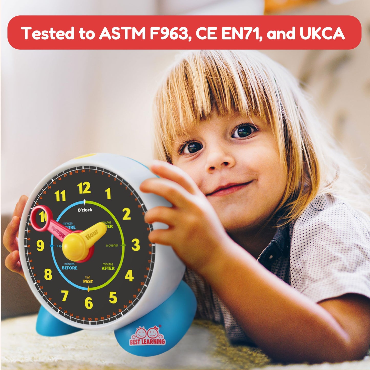 Talking Learning Clock for Kids’ Time Practice
