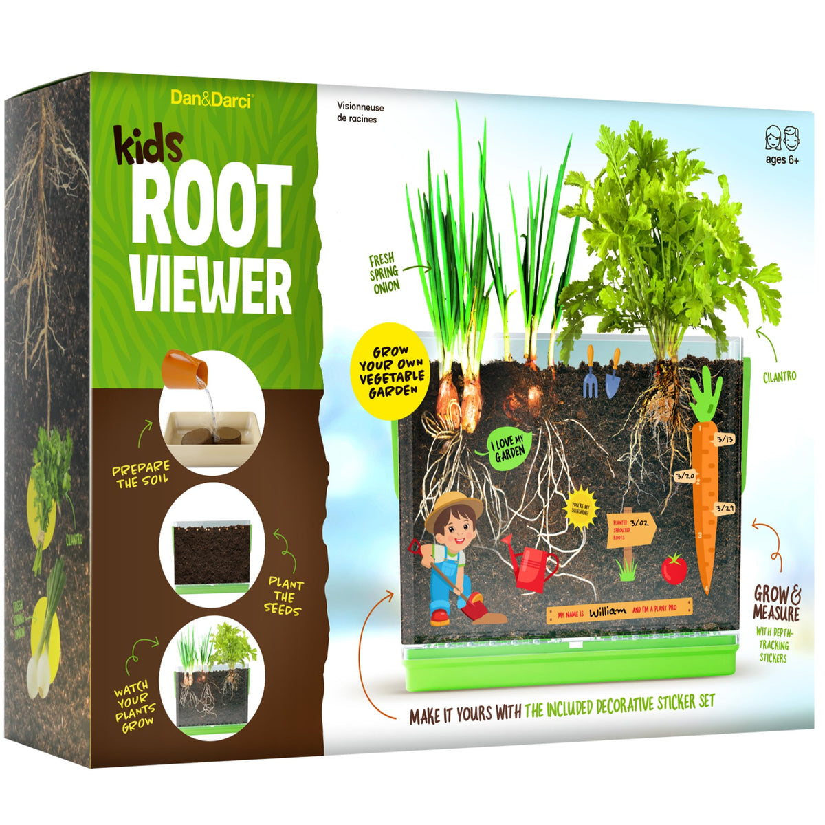 Root Viewer Growing Kit for Kids’ Plant Learning