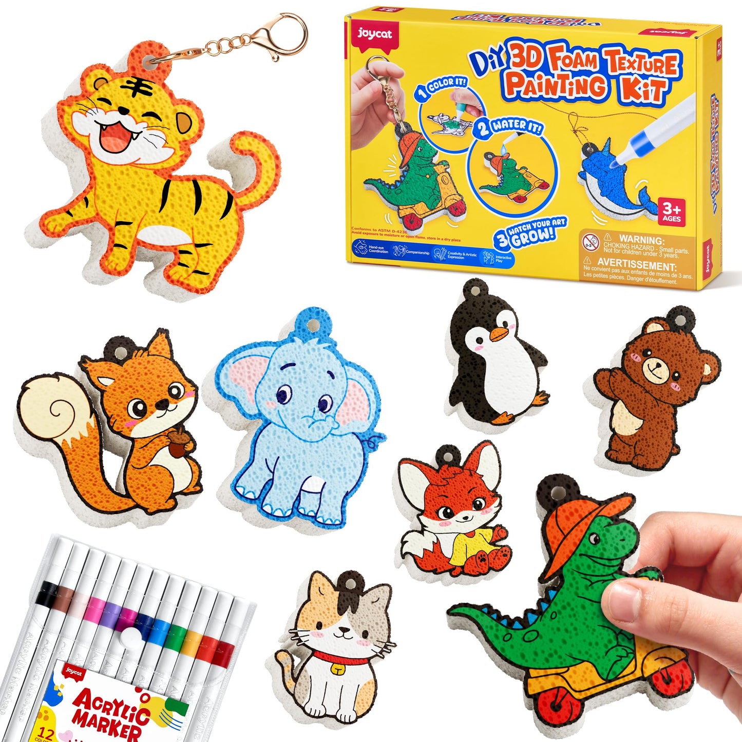 3D Foam Art Kit for Creative Sensory Play