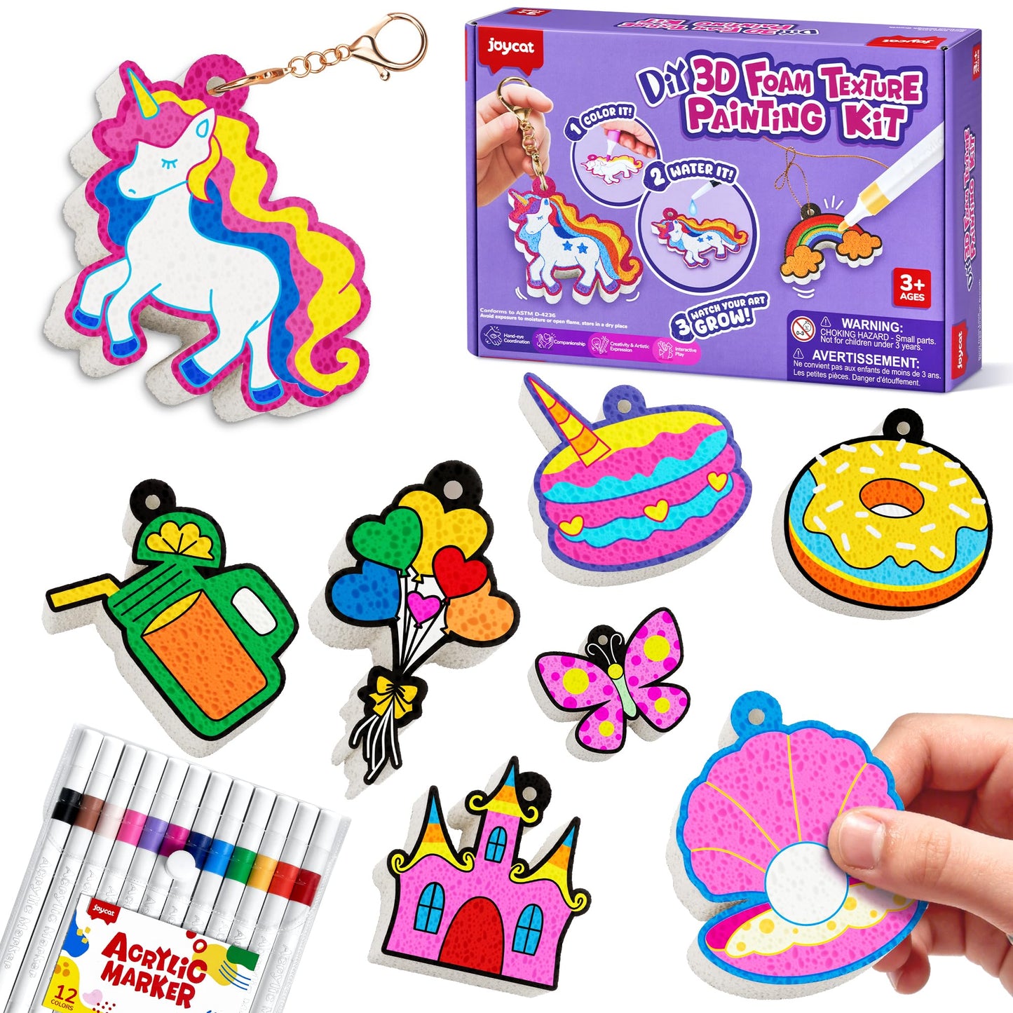 3D Foam Art Kit for Creative Sensory Play