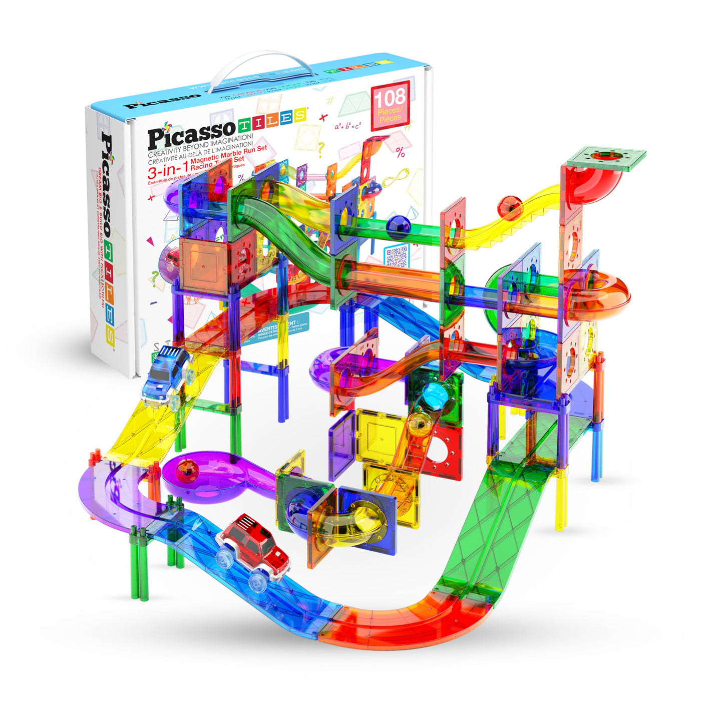 Magnetic Building Tiles for Creative STEM Play