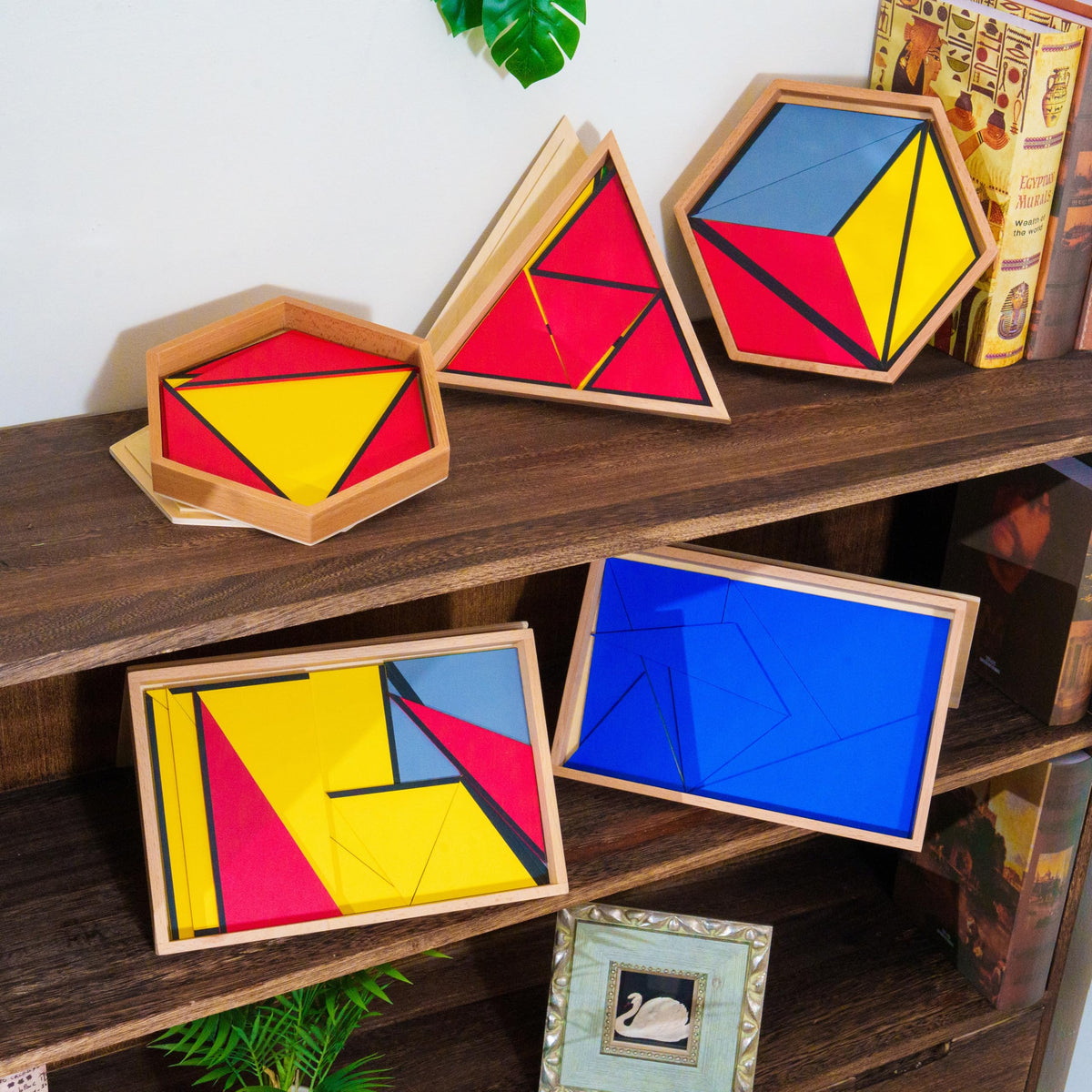 Montessori Constructive Triangles 5-Piece Box Set