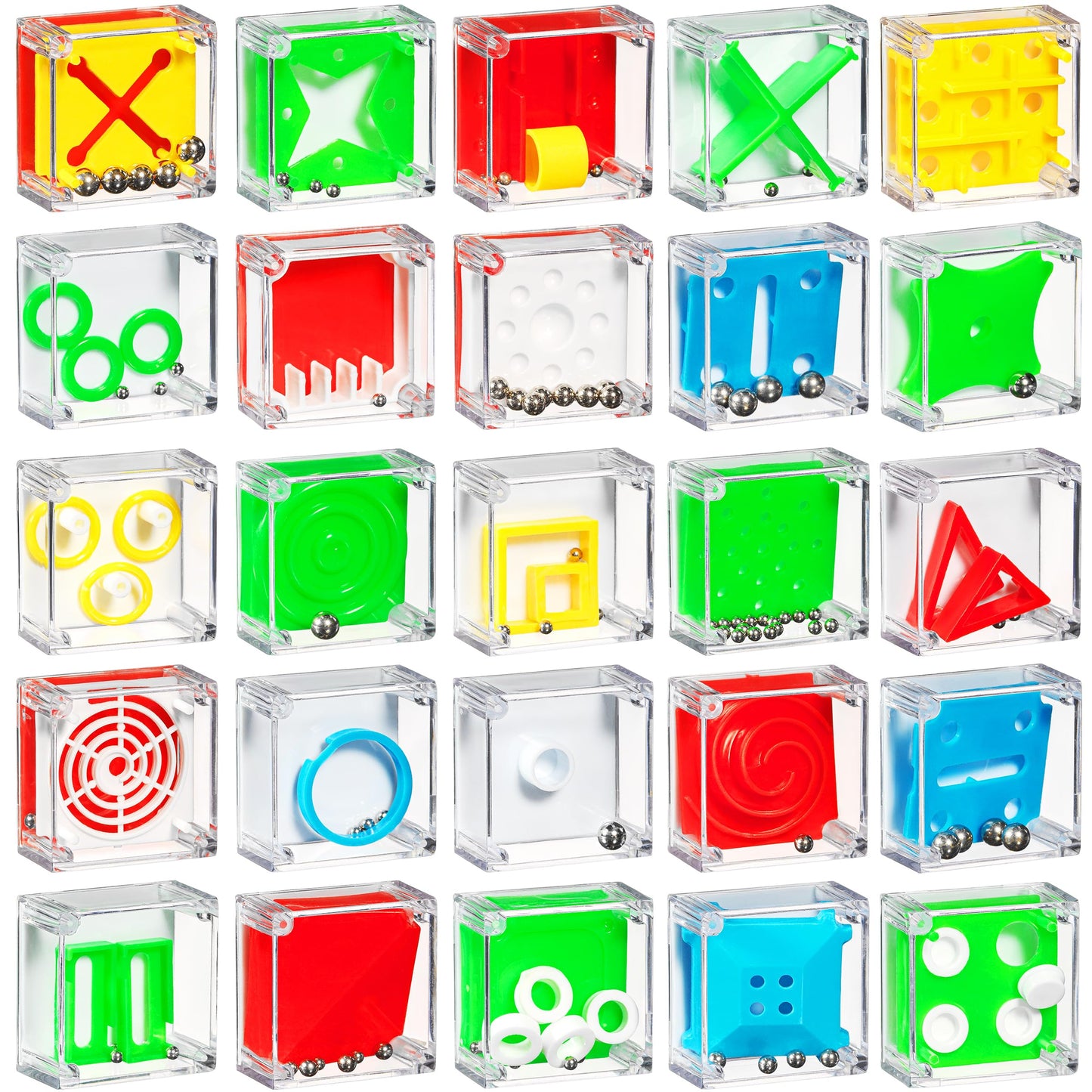 Mini Cube Puzzle Box Set for Balance & Brain Play
