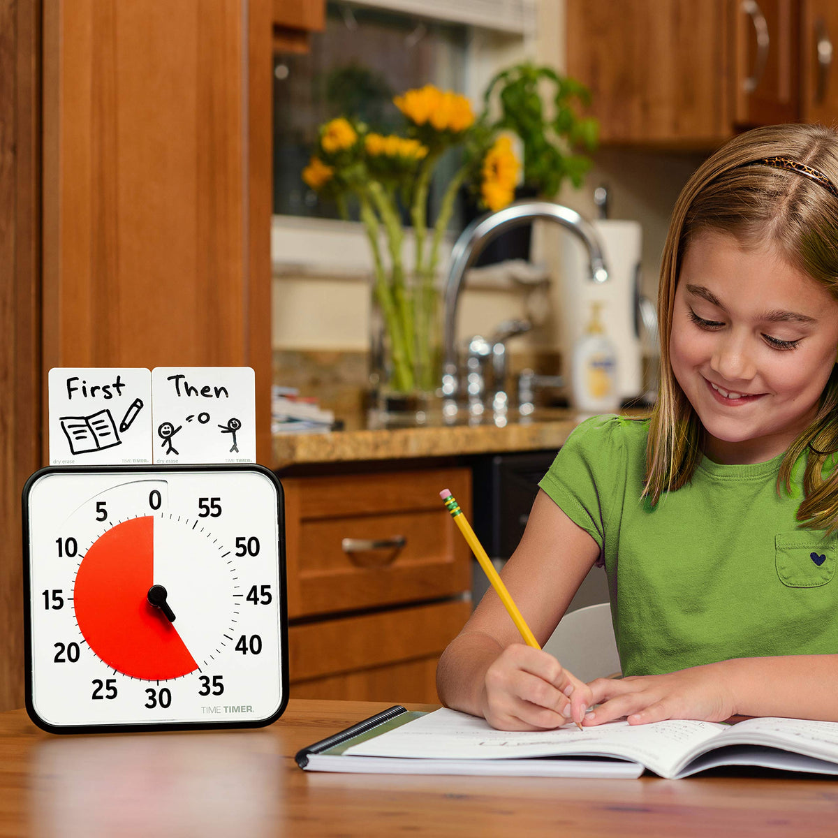 Visual Countdown Timer With Dry Erase Activity Card